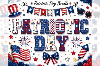 Patriotic Day Font Styles for Creative Design Projects