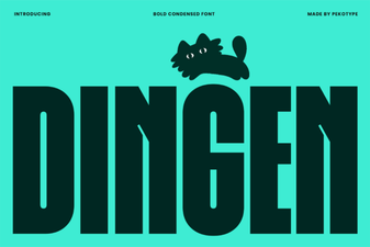 Dingen Font: Creative Design Ideas