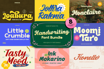 Versatile Handwriting Bundle Fonts for Creative Design Projects
