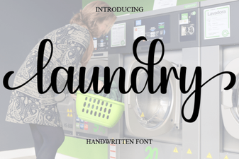 Discover the Charm of Laundry Font for Creative Design Projects