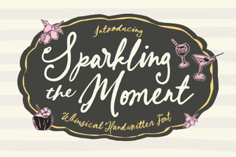 Sparkling Moment Font – Elegant Handwritten Script Font for Creative Designs