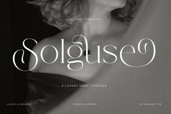 Solguse Font: a Bold Display Typeface for Creative Projects